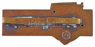 ~1970-1975. "Másod Osztályú Gépjárművezető (teherautó)" zománcozott fém jelvény (29x60mm) ...