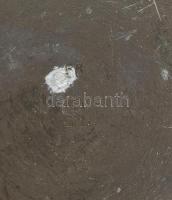 2 db WMF szecessziós réz váza, kézzel készített, kopással, horpadással, jelzett, m:32 cm