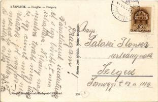 1941 Havasalja, Tibava; Hoverla, Pietros, Havasaljai viadukt, Kozmecsek / railway bridge, viaduct, m...