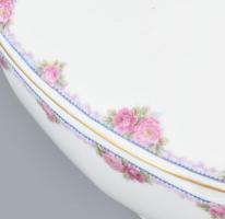 Bohemia leveses tál, matricás porcelán, jelzett, kopásnyomokkal, 36x20 cm