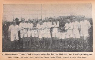 dr. Ifj, Földessy János: Magyar football évkönyv. VI-XI. évfolyam az 1919/20 évre. IX. kiadás. 128 p...