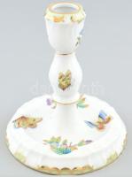 Herendi Viktória mintás porcelán gyertyatartó / lámpatest, kézzel festett, kis kopásokkal. Jelzett. ...
