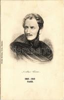 Nicolaus Lenau (1802-1850) német nyelven alkotó osztrák költő, a német biedermeier korának meghatározó alakja - 1802-1902 Csatád (EK)