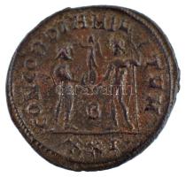 Római Birodalom / Cyzicus / Diocletianus 295-296. AE Antoninianus ezüstözött bronz (4,84g) T:2
Roma...