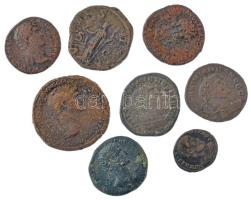 Római Birodalom 8db bronz érméből álló tétel, közte hamisak is! T:2-,3 Roman Empire 8pcs bronze coin lot in weaker condition, between them fakes! C:VF,F