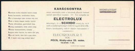 1927 A Budapest Kossuth téri Kossuth szoborcsoport leleplezésének emlékére kiadott Elektrolux cég re...