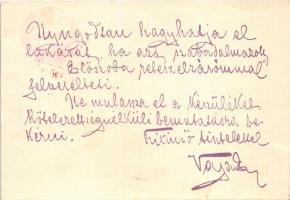 1933 Vajda Ernő Záripar, kinevezett zár szakértő. Budapest, Sas utca 28. - A Wertheim pénzszekrénygy...