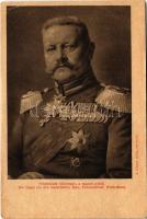 1915 Hindenburg tábornagy, a mazuri győző. A Képes Újság felvétele - Hátoldalon Lysoform fertőtlenítő reklám + K.u.K. 7.5 cm China-Feldkanonen Natterie (EK)
