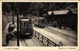 Budapest XII. Zugliget, villamos végállomás, 81-es villamosok