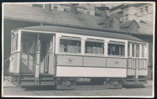 1939 BSZKRt. villamos, eredeti fotó, 13x8 cm