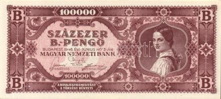 1946. 100.000BP (2x) egymásutáni sorszámokkal T:I