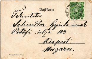 1910 Sankt Ruprecht an der Raab (Steiermark), Hauptplatz / main square, shop of Colestin Vöckl (EB)