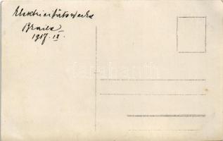 1917 Braila, Elektriertätswerke / electricity works, power plant interior. photo