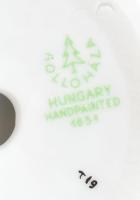 Hollóházi kócsag kézzel festett jelzett hibátlan 20 cm