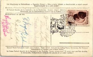 1949 Budapest, II. Világifjúsági és Diáktalálkozó. Egységbe Ifjúság! Románia, Csehszlovákia, Szovjet...