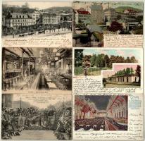 46 db RÉGI külföldi város képeslap vegyes minőségben / 46 pre-1945 European town-view postcards in mixed quality