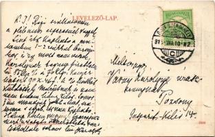 1916 Dunaszerdahely, Dunajská Streda; Sárga kastély. W.L. Bp. Petényi Márk kiadása / castle (b)