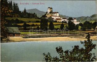 1913 Árvaváralja, Árva-Váralja, Oravsky Podzámok; Árva vára. Feitzinger Ede No. 647. / Schloss Orava / Oravsky zámok / castle (EK)