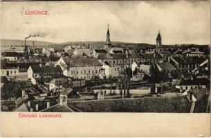 1914 Losonc, Lucenec; látkép. Redlinger kiadása / general view (EK)