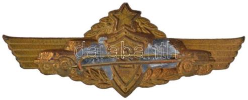 ~1960-1970. "Magyar Néphadsereg II. osztályú páncélos és gépjárművezető" aranyozott, zomán...