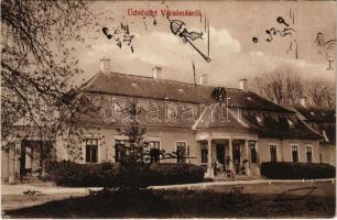 1913 Váralmás, Nagy-Almás, Almasu; Csáky kastély. Maksay fényképész / castle (EK)