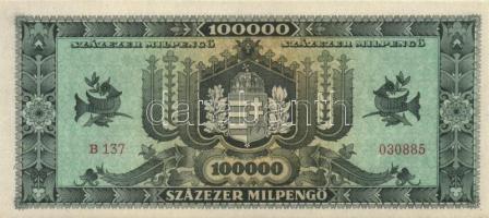 1946. 100.000MP (2x) egyugrású sorszámmal T:I