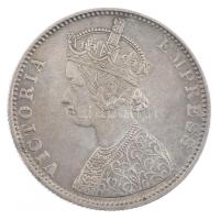 Brit-India 1887. 1R Ag "Viktória" (11,63g) T:1- 
British India 1887. 1 Rupee Ag "Vic...
