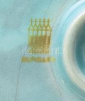 Zsolnay eozin mázas akt szobor, jelzett, hibátlan, m: 25cm