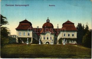 Gernyeszeg, Gornesti; Teleki kastély. Lang Henrik fényképészeti műintézete felvétele / castle (EB)
