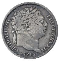 Nagy-Britannia 1816. 1Sh Ag III. György kisméretű (2,70g/19mm) T:2,2- Great Britain 1816. 1 Shilling Ag George III small size (2,70g/19mm) C:XF,VF