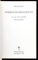 Márai Sándor: Ismeretlen kínai költő. (Kr. után a XX. századból - kézirat gyanánt -). Bp., 1994. Bal...
