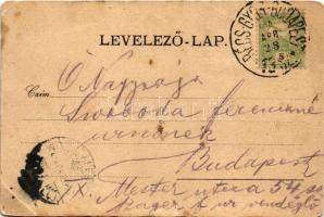 1900 Pozsony, Pressburg, Bratislava; Etablissement Albrechts-Garten / Udvorka István féle Albrechtke...