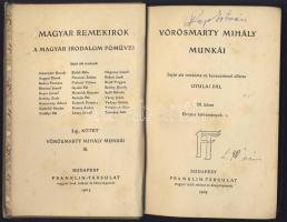 1903 Gyulai Pál: Vörösmarty Mihály munkái című könyv III. kötete, Budapest, a Franklin-Társulat kiadásában, jó állapotban