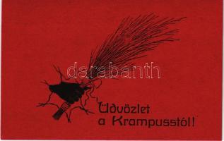 Üdvözlet a Krampusztól! virgács / Krampus greeting, birch