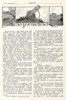 1914-1915 Zászlónk XIII. évf. 1-10 számok, egybekötve. Félvászon-kötésben, az 1. szám címlap sérült