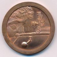 Lapis András (1942-) 1988. MHSZ (Magyar Honvédelmi Szövetség) Országos Bajnokság - 1988 kétoldalas bronz emlékérem (42,5mm) T:1- ph, kis patina