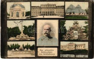 1906 Der erlauchte Schlossherr von Schönbrunn / Franz Joseph I of Austria, royal castle. Sterlings Postkartenverlag (r)