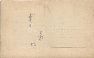 1917 Gyergyótölgyes, Tölgyes, Tulghes; út télen katonákkal / WWI Austro-Hungarian K.u.K. military, s...