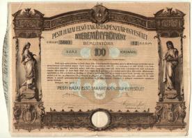 Budapest 1904. "Erzsébet királyné Sanatorium Sorsjegykölcsön" sorsjegye 5K értékben, magya...