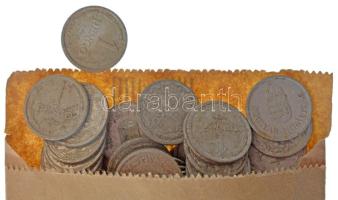 1941-1944. 1P Al (100db) "Országos Takarékbank - 100 Forint, 50 darab 2 Forintos" papírzac...