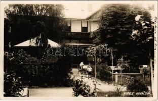 1933 Kovácsfalva, Kovácová, Kúpele Kovácová; Kovácsfalva fürdő, szálloda, vendéglő / spa, hotel, restaurant. photo