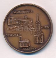 Lebó Ferenc (1960-) 1989. "Mosonmagyaróvár 50 éves" kétoldalas bronz emlékérem (42,5mm) T:...