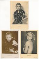 SZÍNÉSZNŐK - 6 db régi képeslap / ACTRESSES - 6 pre-1945 postcards