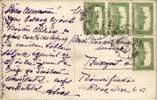 1924 Visegrád, vár Nagymarosról nézve. photo (EK)