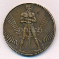~1910. Premontrei Gimnázium Sportköre - Kassa kétoldalas bronz díjérem (37mm) T:2 kis ph.