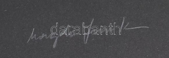 Frank Magda (1914-1997): Geometrikus kompozíció. Szitanyomat, papír, jelzett, számozott: 24/40, 50x3...