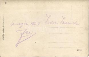 1916 Temesvár, Timisoara; Osztrák-magyar katona lovon. Miklós Andor Karánsebes / WWI K.u.k. military...