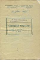 1935. Váltókölcsönök könyvecskéje