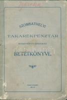 1919. "Szombathelyi Takarékpénztár Részvénytársaság" betétkönyve