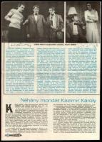 Szemes Mari, Posta Irén, Gábor Miklós, Margitai Ági, Kállay (Kállai) Ilona, Jancsó Adrienne színművé...